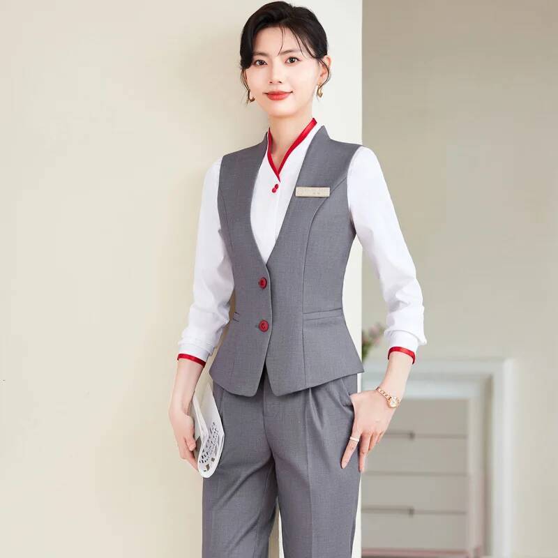 Women Formal Wear Blazers - Büyük Beden 5XL Resmi Pantolon Takımları