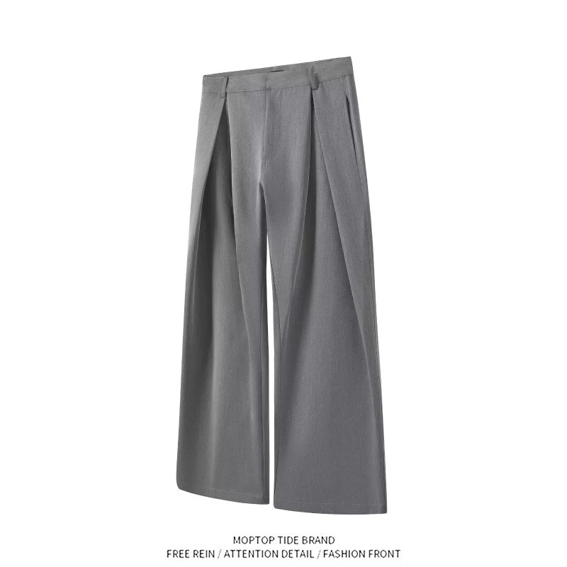 Tailored Trouser Wide - Retro Geniş Paçalı Pileli Takım Pantolonu
