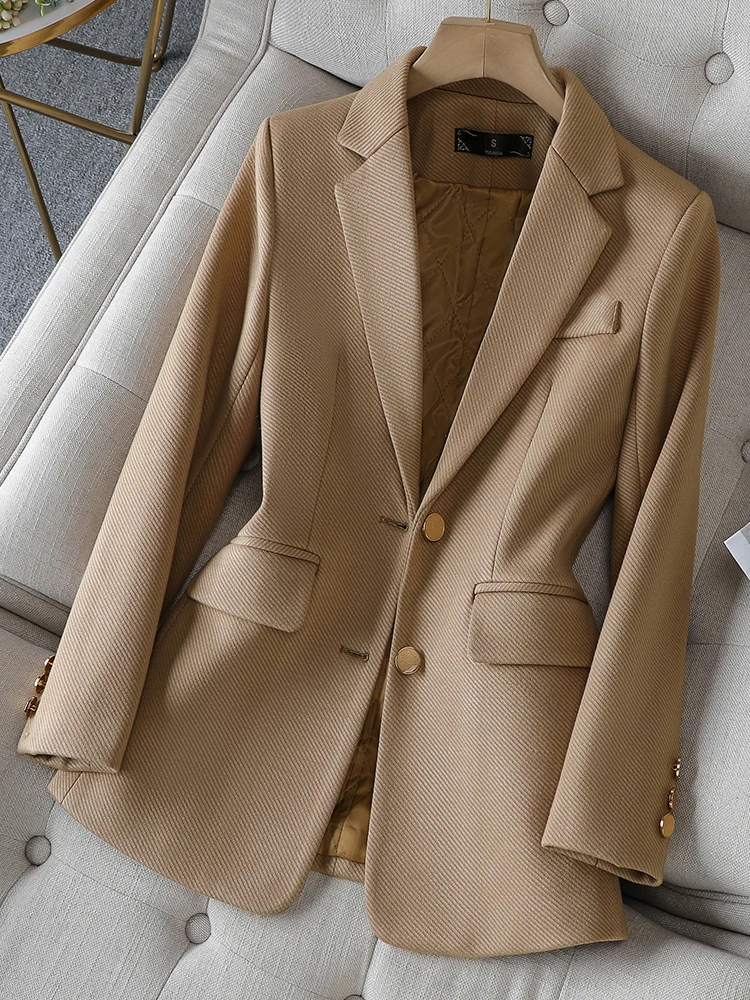 Women Formal Wear Blazers - Moda Bayanlar Blazer Kadın Yeşil Siyah