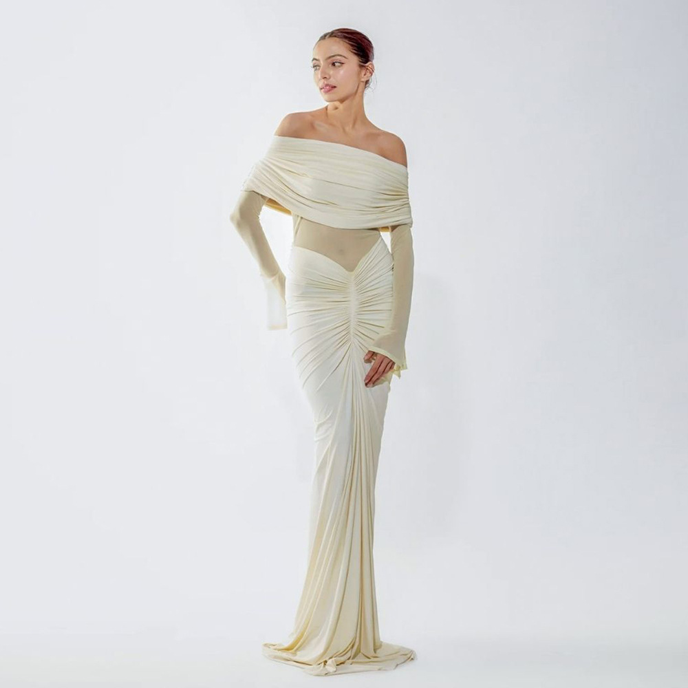 Bej Kadın Abiye Elbisesi Seksi - Women'S Formal Wear For A Wedding Guest incelemesi ve fiyatı