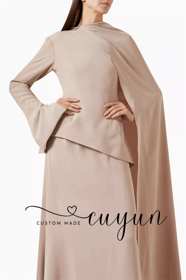 CUYUN Özel Tasarım Haki Renk T - Women'S Formal Wear For A Wedding Guest incelemesi ve fiyatı