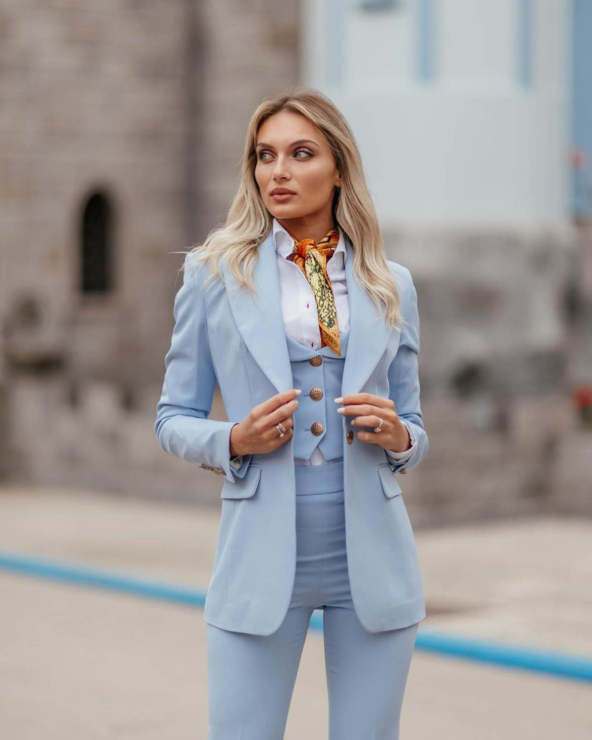 Kadın Resmi Takım Elbise Gök M - Women'S Formal Jackets To Wear With Dresses incelemesi ve fiyatı