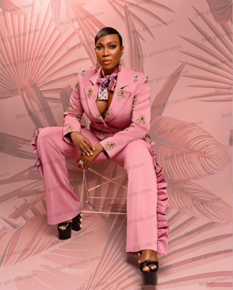 Pembe düğün kadınlar Suit Set  - Women'S Formal Wear For A Wedding Guest incelemesi ve fiyatı