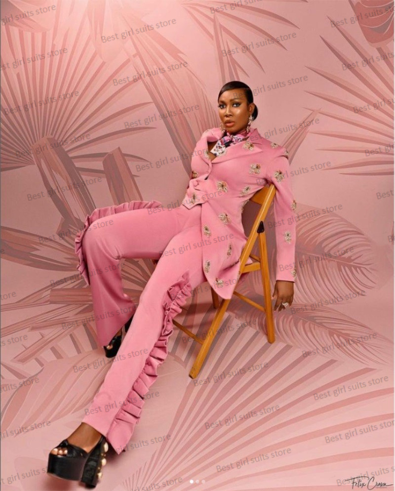 Pembe düğün kadınlar Suit Set  - Women'S Formal Wear For A Wedding Guest incelemesi ve fiyatı