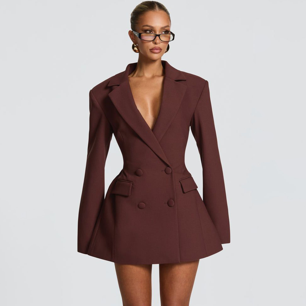 Zarif Kadın Kahverengi Kloş Bl - Women'S Formal Jackets To Wear With Dresses incelemesi ve fiyatı