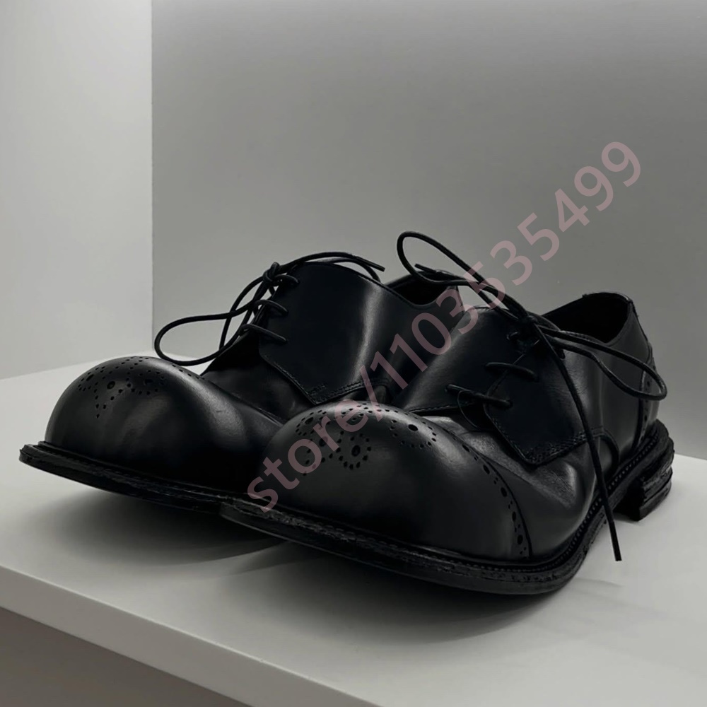 Vintage 2026 Siyah Deri Derby  - Formal Women Daily Wear Shoes incelemesi ve fiyatı
