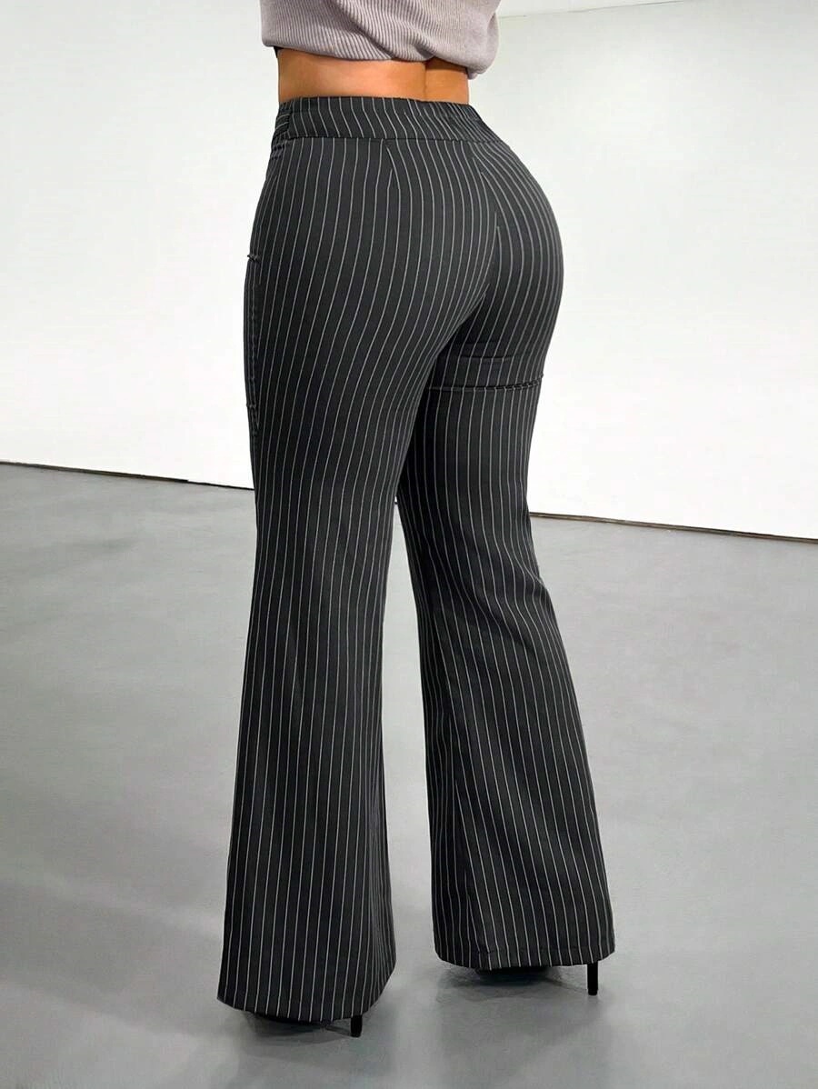 Kadınlar için Çizgili Pantolon - Women Formal Wear Trousers incelemesi ve fiyatı