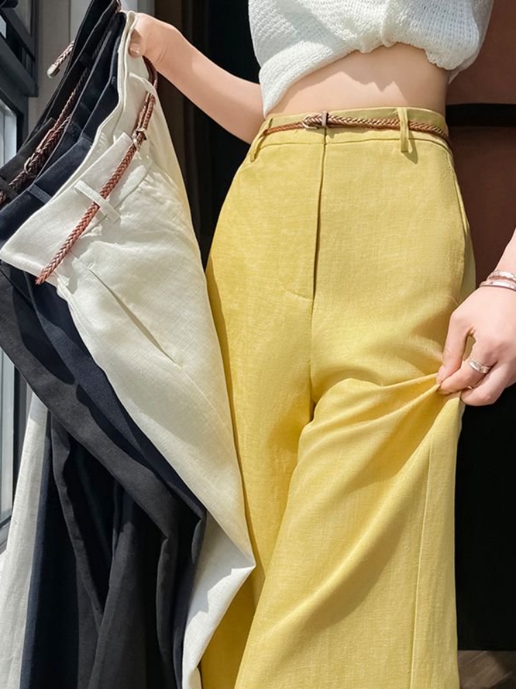 Yüksek Bel Dar Kesim Keten Pam - Tailored Trouser Wide incelemesi ve fiyatı