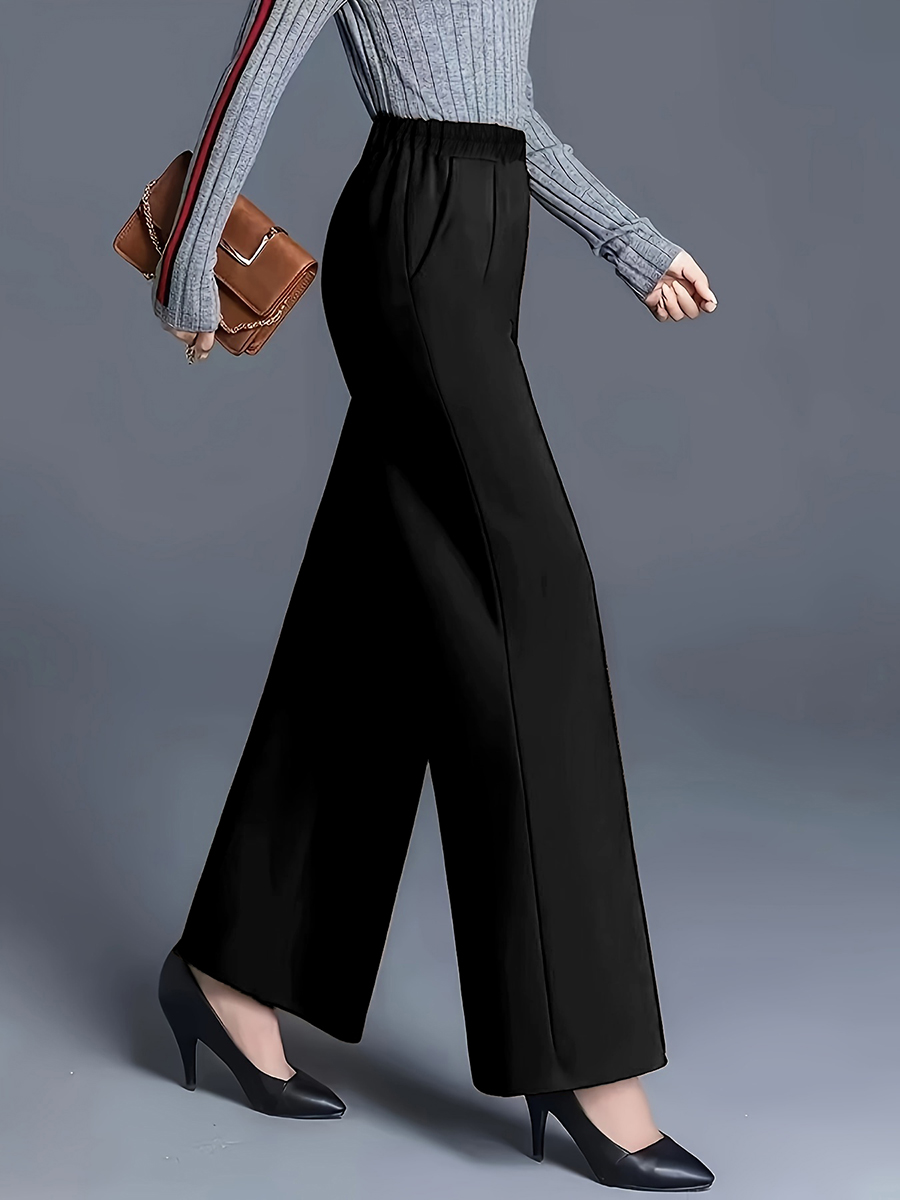 Kadın Yüksek Bel Geniş Paça Pa - Women'S Formal Wear Plus Size incelemesi ve fiyatı