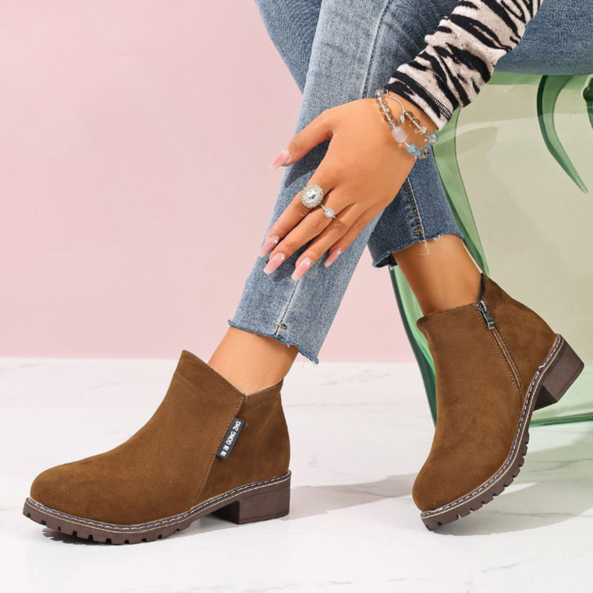 Kadın Sonbahar Kış yarım çizme - Women Formal Wear With Shoes incelemesi ve fiyatı