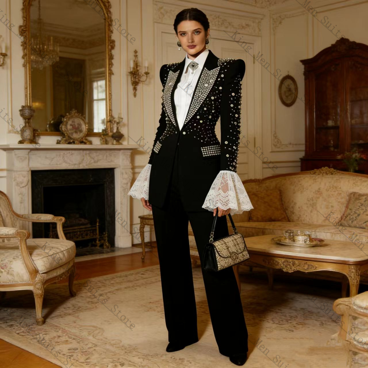 Kristaller Siyah Kadın Takım E - Women Formal Wear Trousers incelemesi ve fiyatı